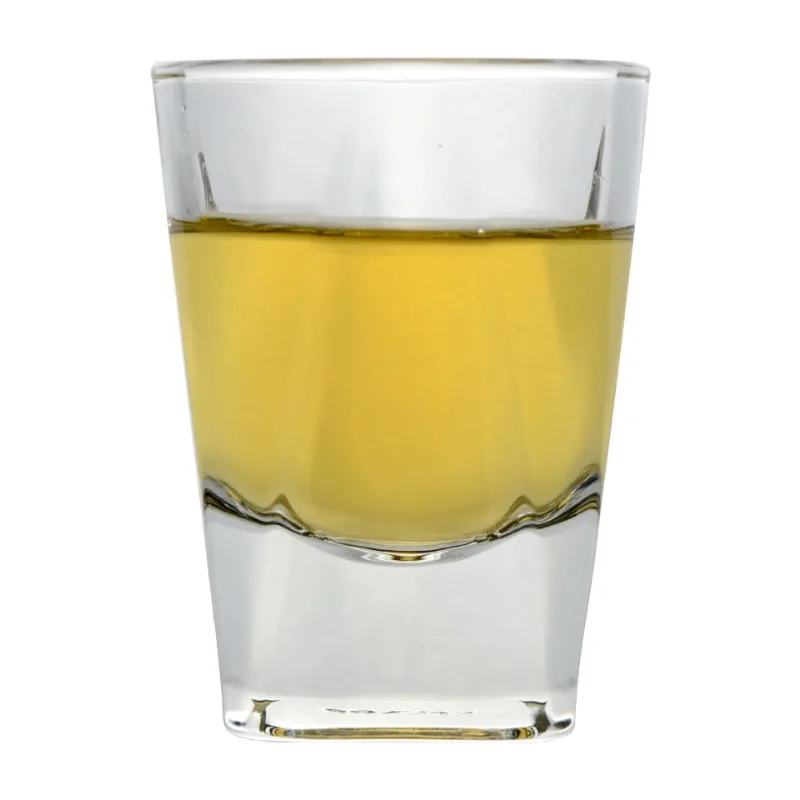 Drinking Glass Beer Cup Four Directions Creative Thick Bottom Whiskey Cup Wholesale Cups Glass Cup Foreign Wine Cup Quadrangle