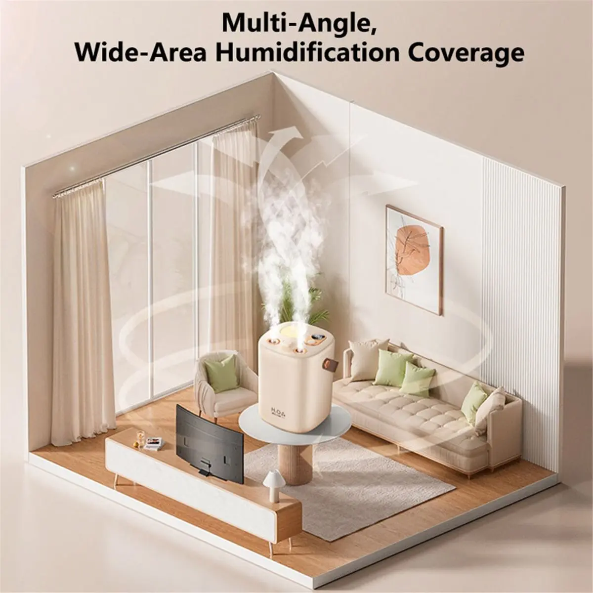 [HIHI] Humidifier Household Large Capacity Silen Moisture Supplement Humidifier Suitable for Pregnant Women and Baby Bedrooms