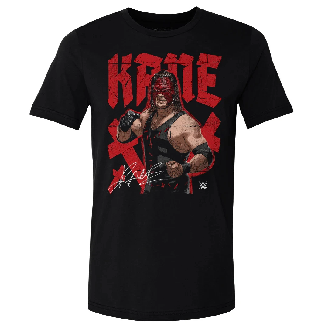 2024 Summer Men's 3D Printed Wrestler Kane T-shirt Children's Street Sports Top