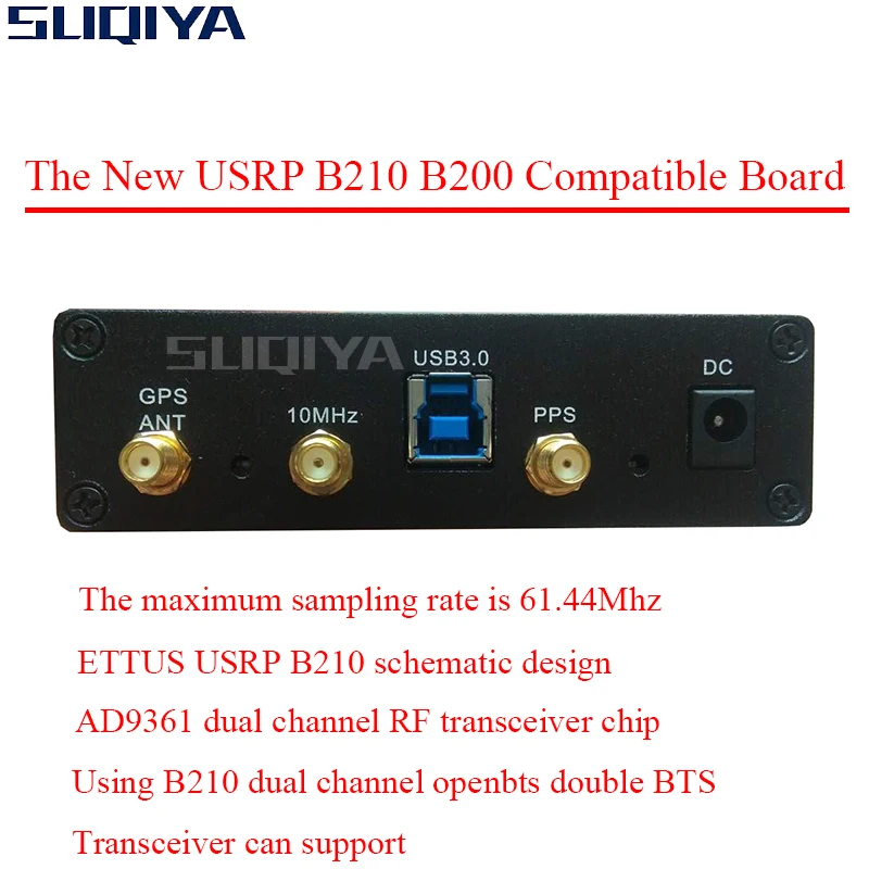 

SUQIYA-Development Board Learning Board Compatible Board New bladerf, Limesdr B210 B200 Software Radio SDR USB3.0 AD9361 Chip