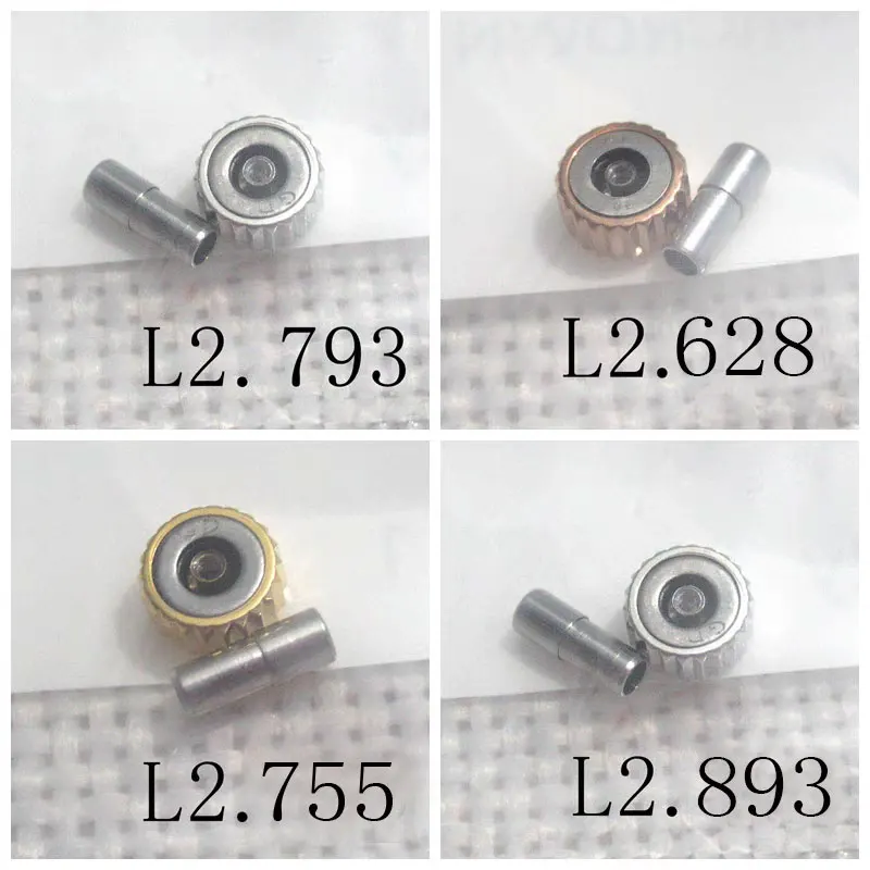 

Высококачественная стальная заводная головка для мастерской коллекции L2.793 L2.893 L2.755 L2.628, часы, детали для часов