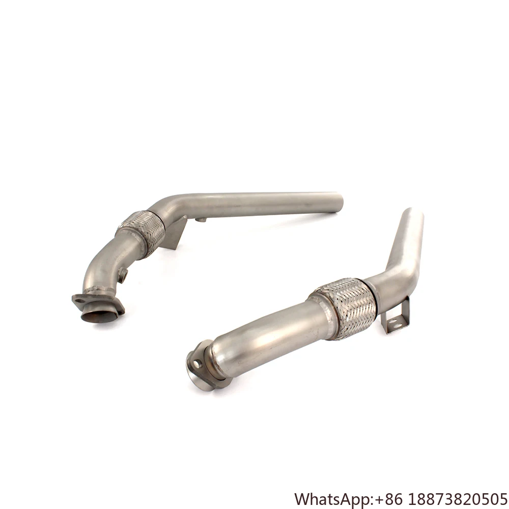 

Stainless Steel Metal Insulation Downpipe for Mercedes-Benz AMG C63 W204 2009-2014 High Flow Downpipe Exhaust Pipe System