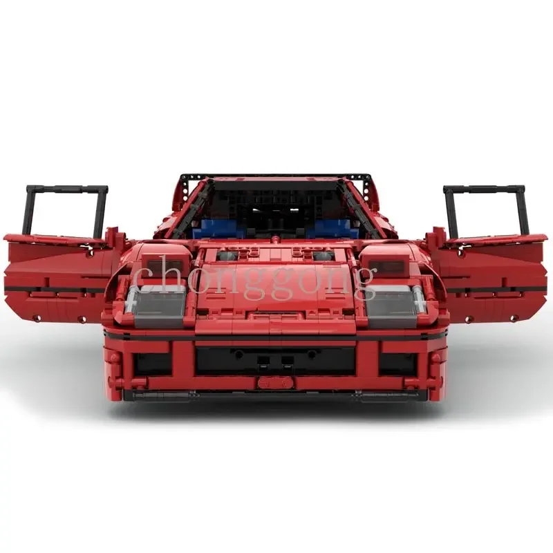 New 1:8 scale 40th Anniversary Edition F40 MOC-140404 Supercar Racing Car Building Block Bricks Educational Toy Birthdays Gifts