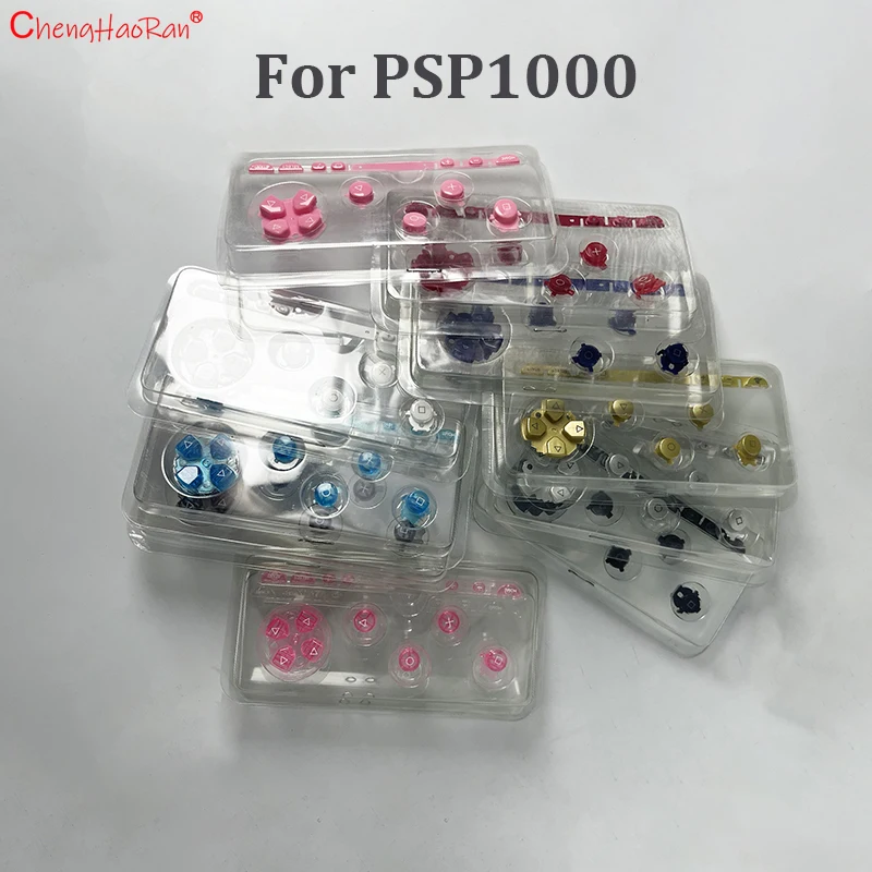 ChengHaoRan 1Set Repair Parts Left Right ABXY Select Start Home Button Kit Replacement For  PSP 1000 Game Console