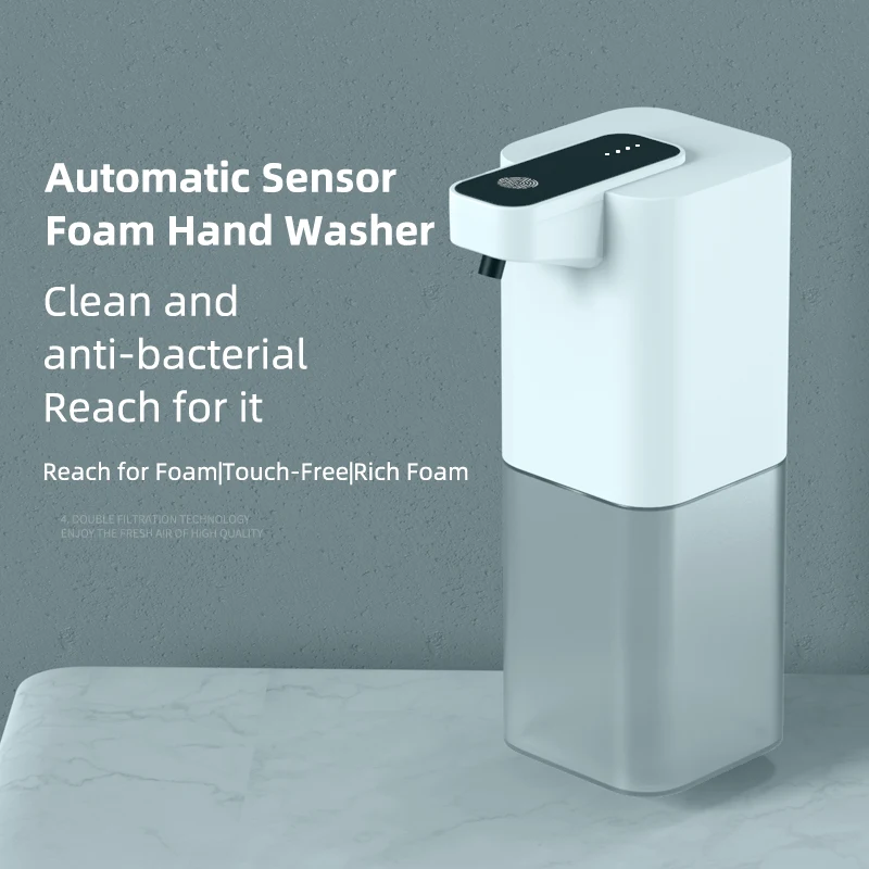 P5 automatic soap dispenser infrared sensor foam hand sanitizer USB rechargeable foam hand sanitizer