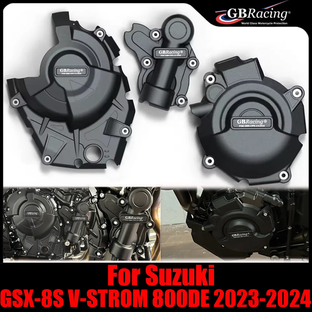 

GBRacing For Suzuki GSX-8S V-STROM 800DE 2023-2024 Motorcycle Engine Alternator Clutch Pump Protection Cover Accessories