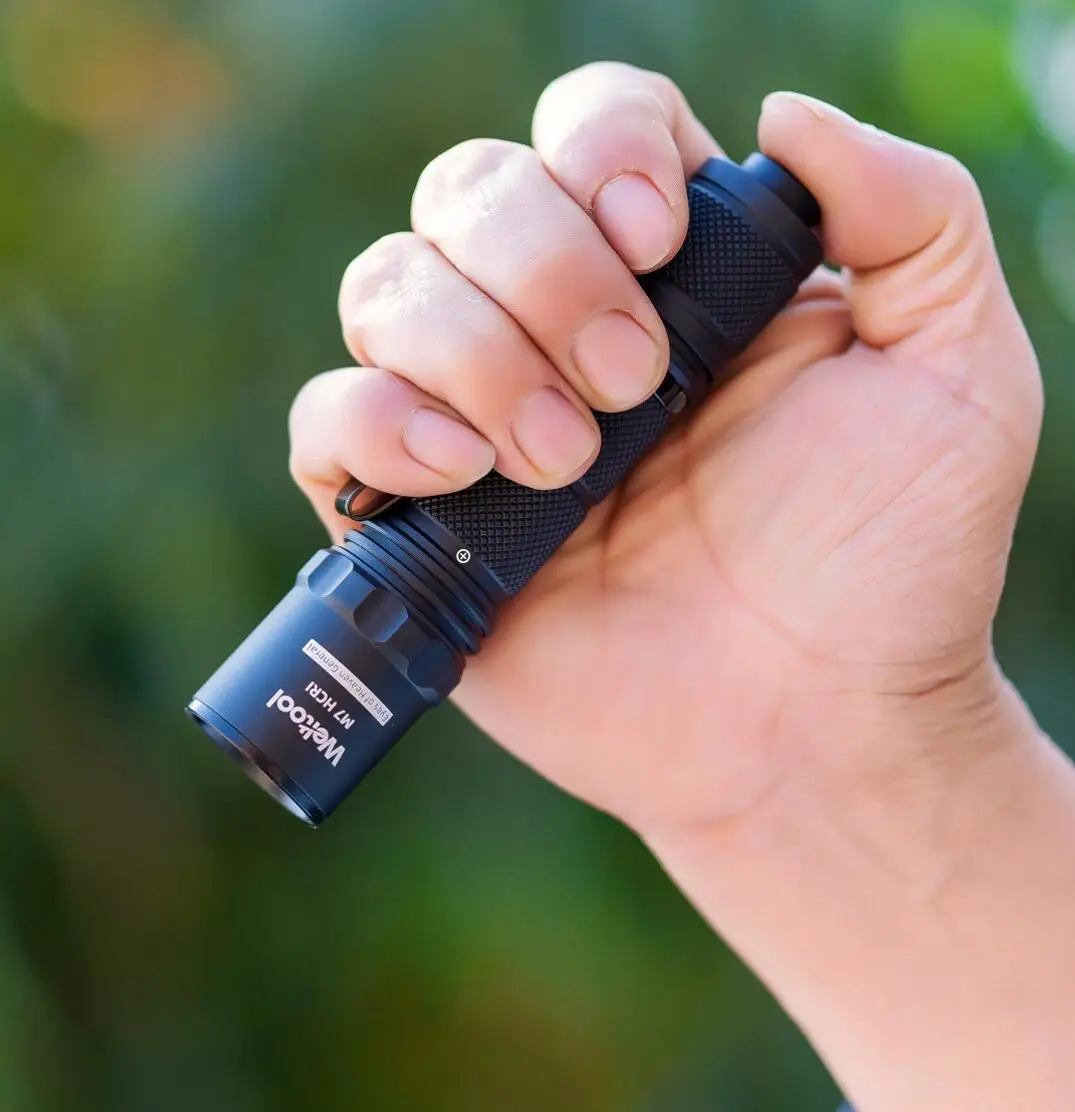 Weltool M7 400 Lumens 4000K High Color Rendering Index LED Flashlight,Constant Current Driver