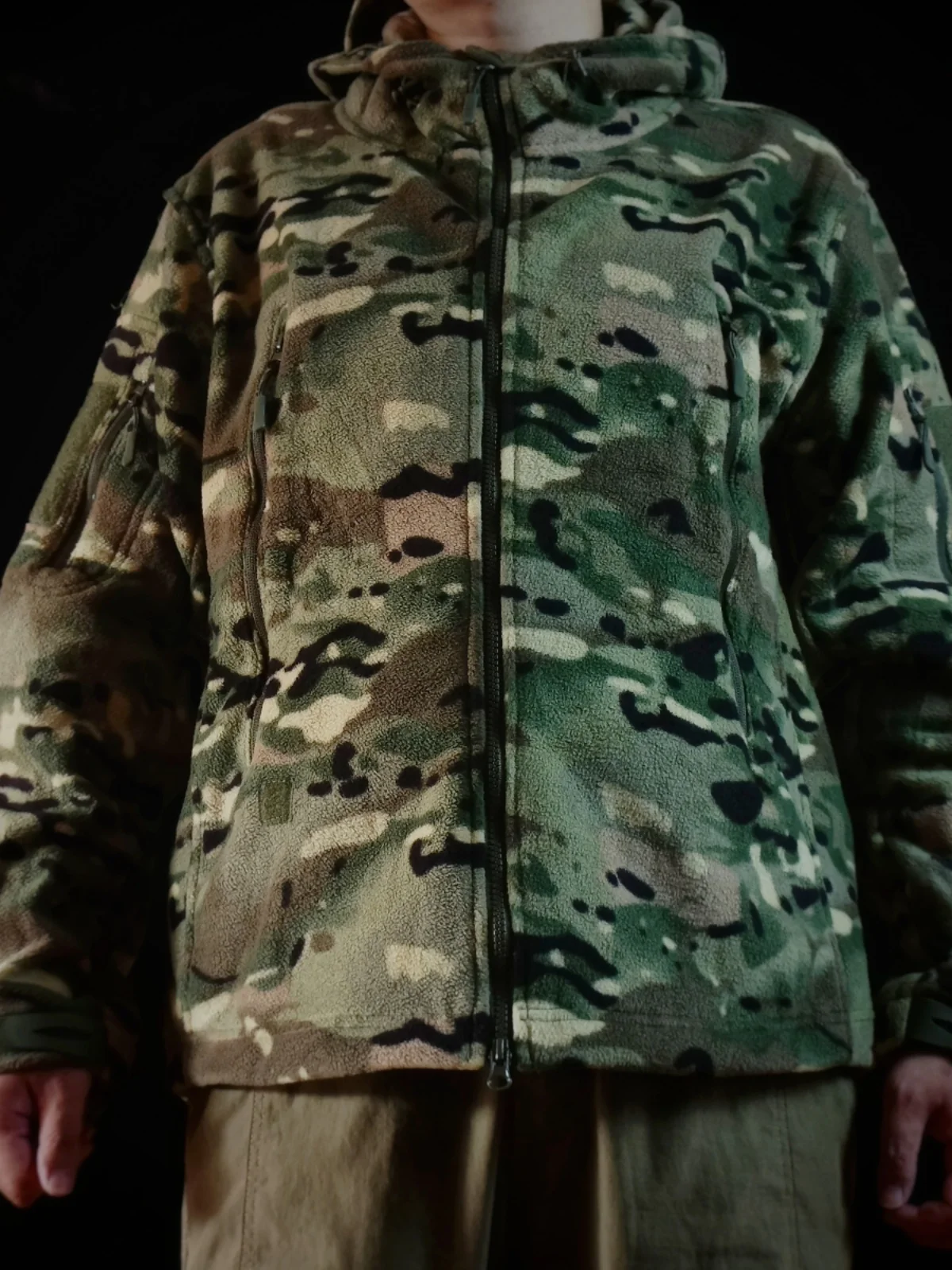 warmth-tactical-fleece-jacket-camouflage-l3-heavyweight-polyester-filling-zipper-closure-autumn-men's-outdoor-camping-travel
