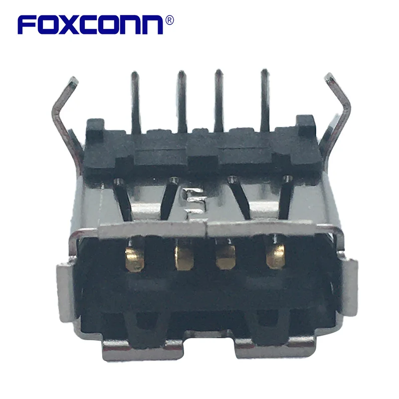 Foxconn UB11123-4HKE-4H 90 graus r/a usb2.0 matrizes conector original