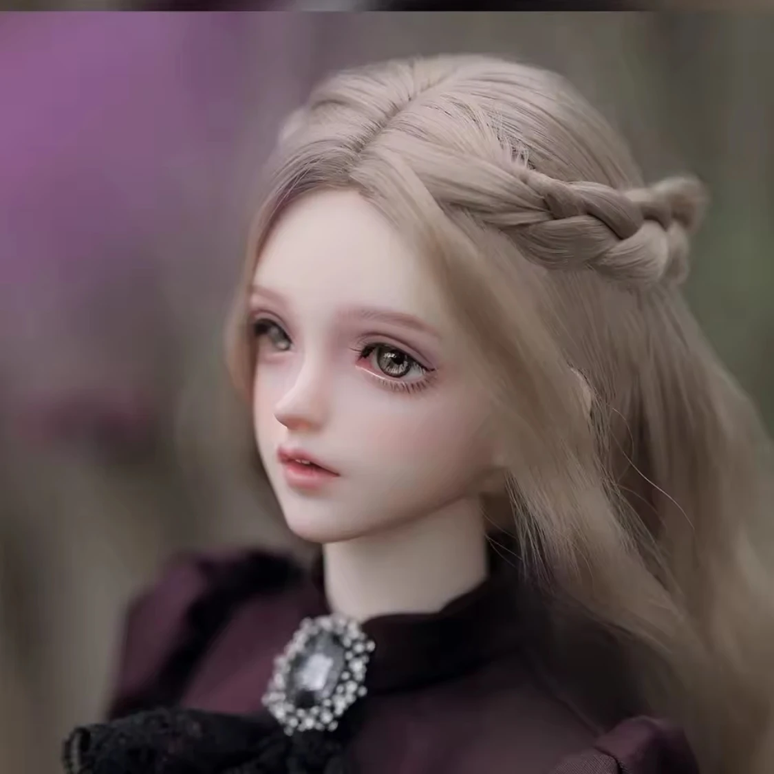 고도로 관절이 잘 움직이는 BJD 소녀 인형 / 밝은 피부 TPE 바디 + 금속 내부 구조 / DIY 조립 모델 키트