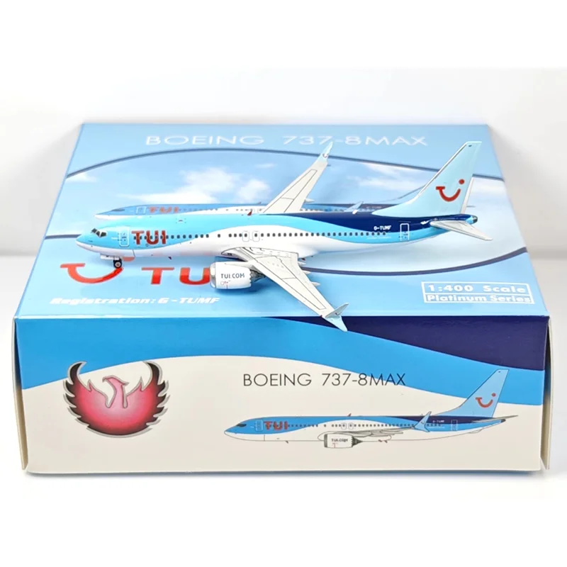 

Phoenix Diecast 1/400 Scale 11832 TuI B737MAX8 G-TUMF Alloy Aircraft Model Collectible Ornament Decoration