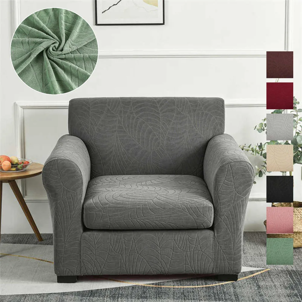 

Jacquard Sofa Cover for Living Room Couch Cover Home Decor Furniture Protecter with Individual Cushion Covers Machine Washable