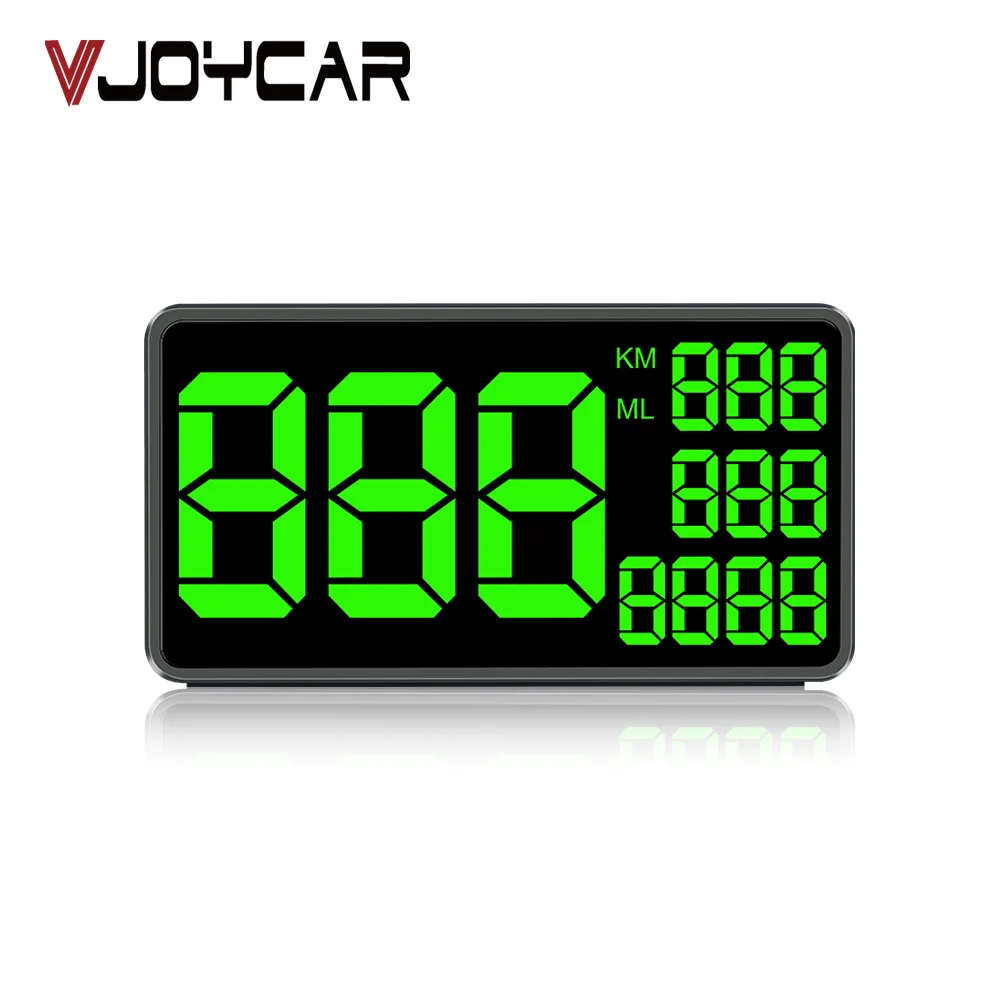 Vjoycar GPS HUD Speedometer 6.2'' Screen Car Speed Digital Display KM/h MPH Altitude Alarms for All Cars Electronic Accessories