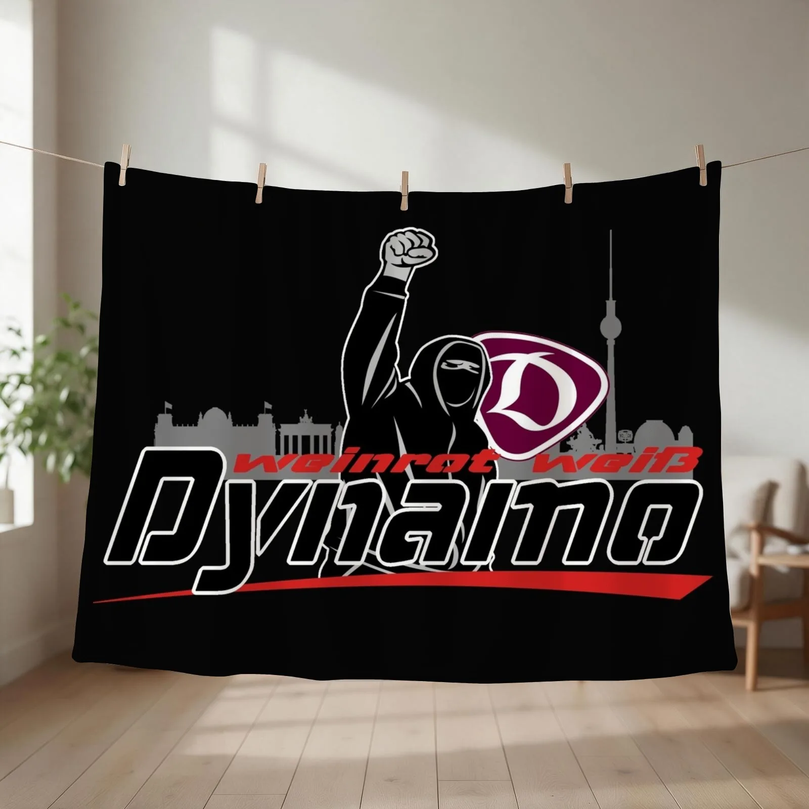 burgundy white dynamo Throw Blanket couch cozy soft plush fuzzy picnic outdoor blanket