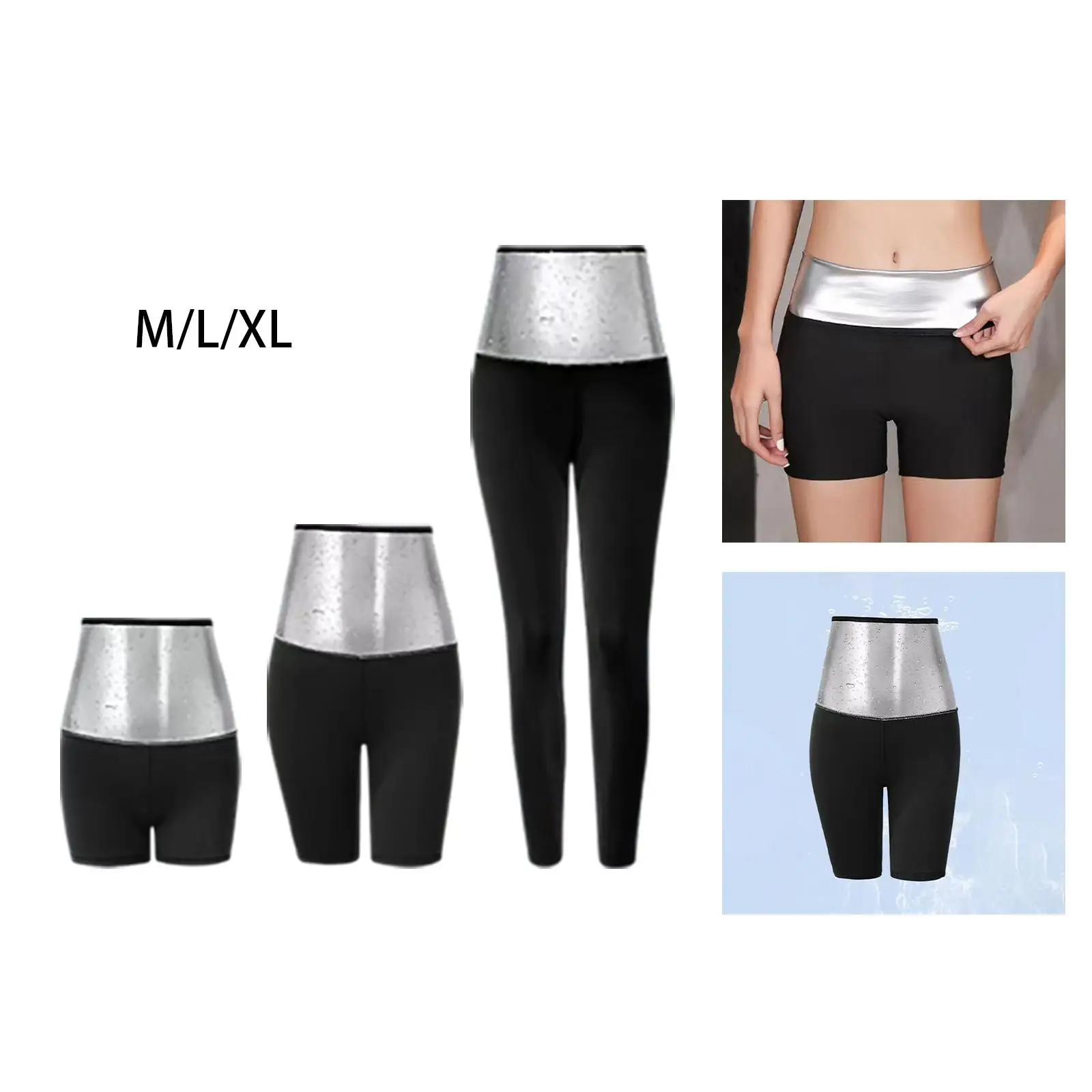 Pantaloni da sauna da donna Pantaloni da allenamento Leggings da allenamento Pantaloni da allenamento per palestra Sudorazione