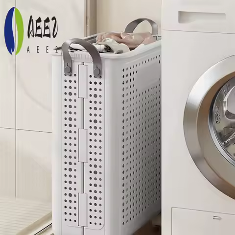 Waterproof Laundry Basket Cotton Linen Dirty Clothes Dirty Fabric Storage Basket Foldable Large Size Sundries Organizer  ﻿ - AliExpress 15