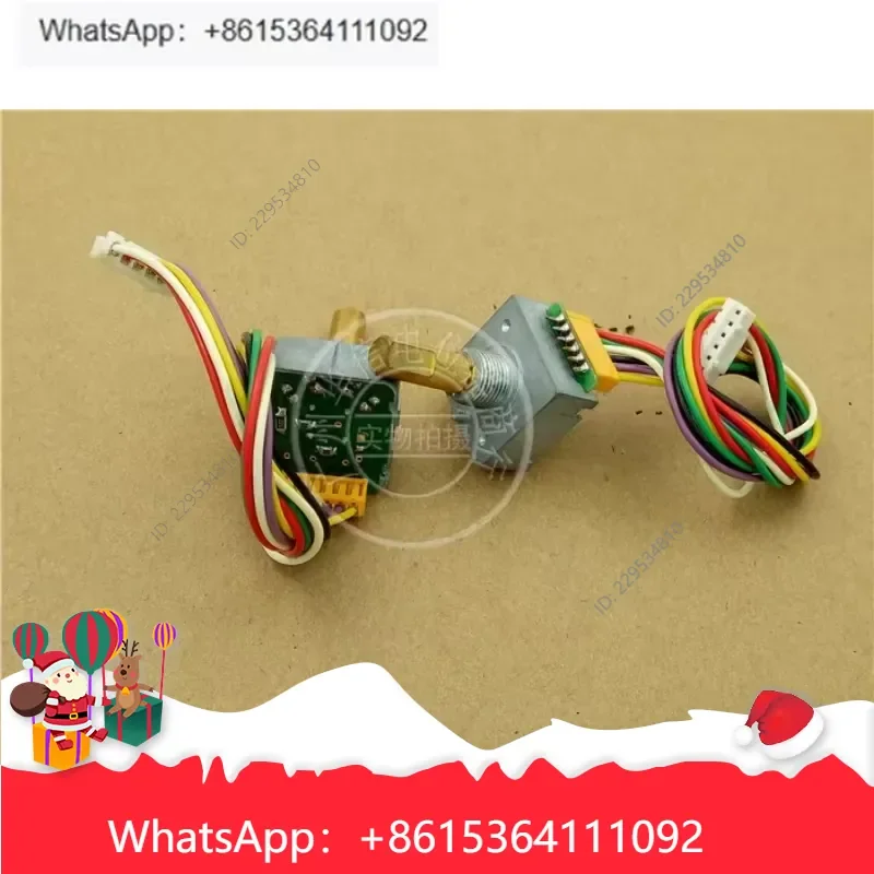 Widely Applied， for SPU-10 P12 Photoelectric Encoder 6 Terminal Pin with Switch 25 Steps Cost effective，1pc