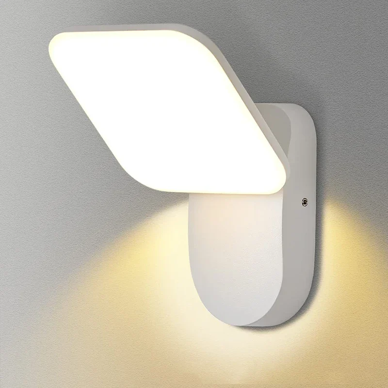 

LED Modern Outdoor Wall Light Sensor Human Body Induction Waterproof Aluminum Wall Lamp Garden Patio Balcony Outdoor Lighting