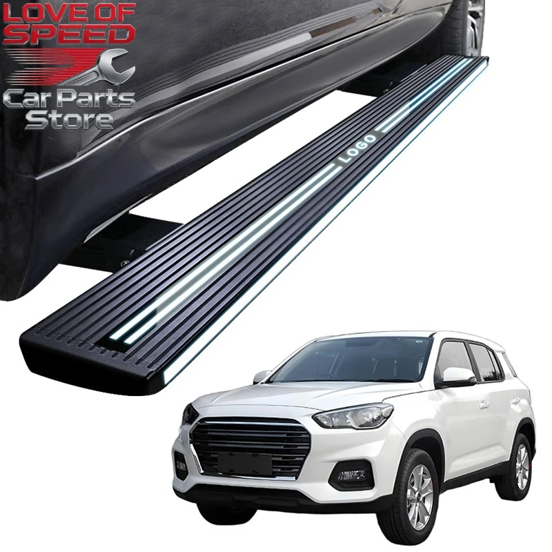 

Новинка 2026 года: Водонепроницаемые автоматические выдвижные подножки из алюминия с двойной подсветкой для Hyundai IX35 2018-2024