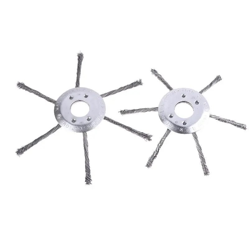 【TO】7/8/9-Zoll Universal-Unkrautbürstenkopf Stahldrahtrad Rasentrimmerkopf zur Entfernung von Moos und Rost Rasenmäher Rasentrimmerköpfe – Detail 7