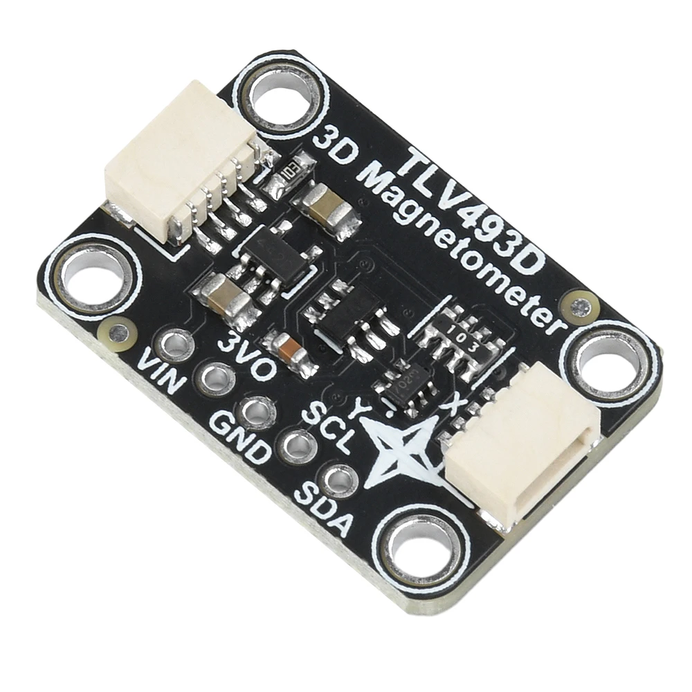 TLV493D Triplo Eixo Magnetômetro Módulo Sensor Compatível com STEMMA QT Qwiic I2C Interface Para Arduino Adaptador Magnético