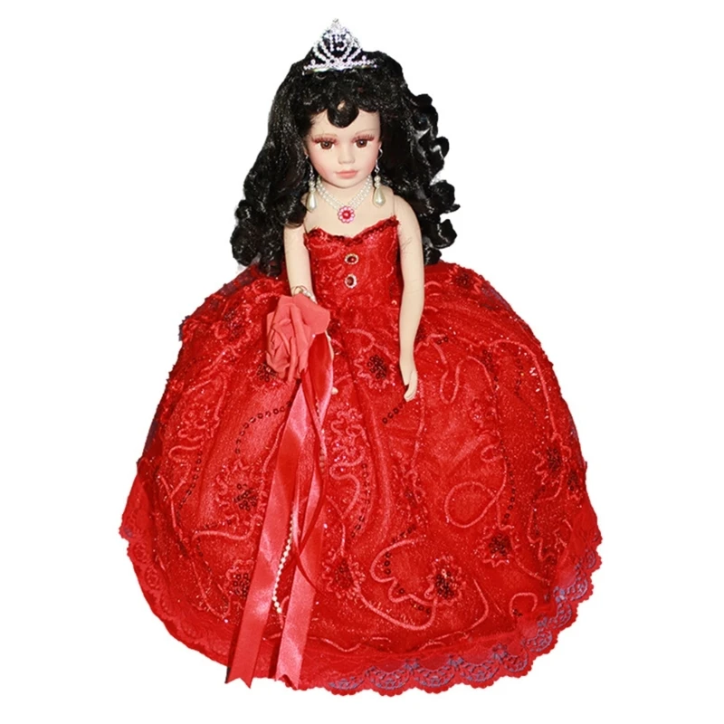 Boneca princesa porcelana vitoriana boneca renascida decoração para festas