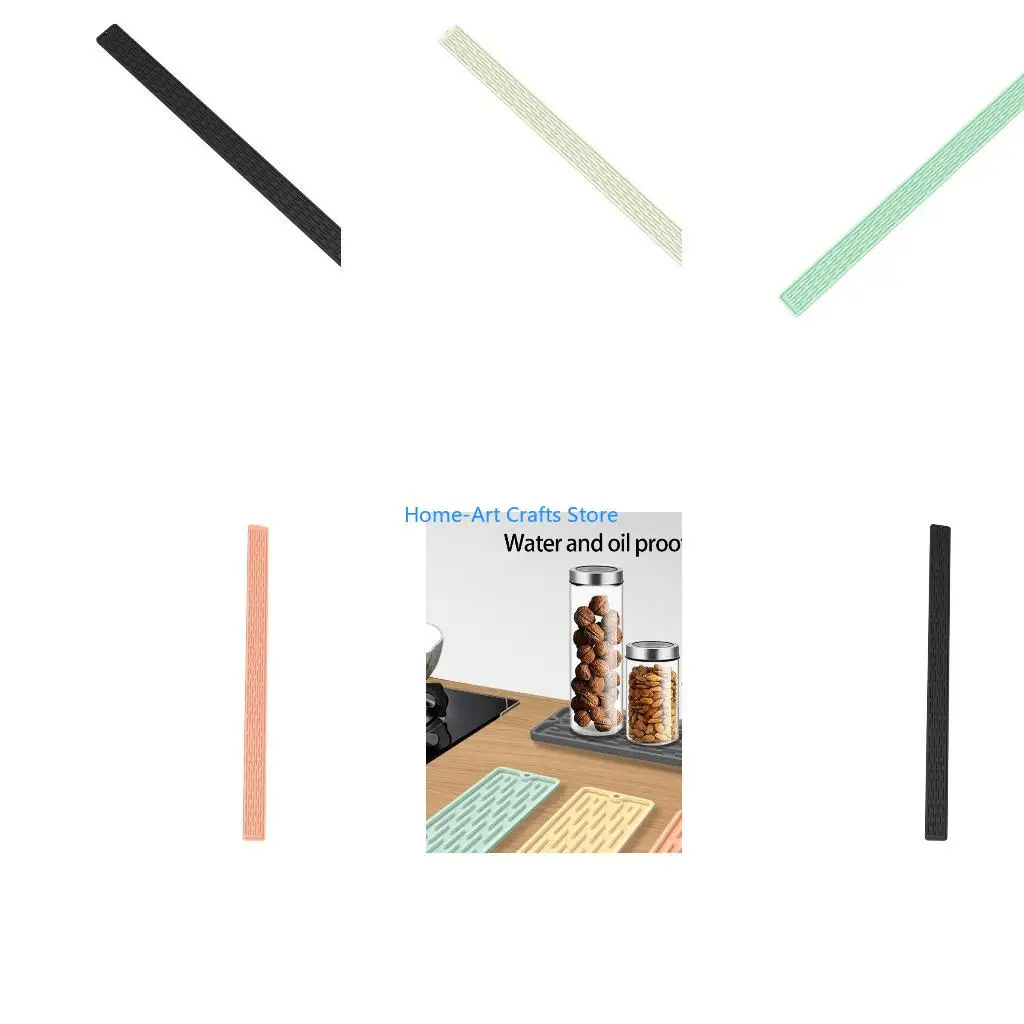 Y3NA Multipurpose Silicone Bar Mats Works Well As Coasters Placemat Or Trivet Heat Resistant