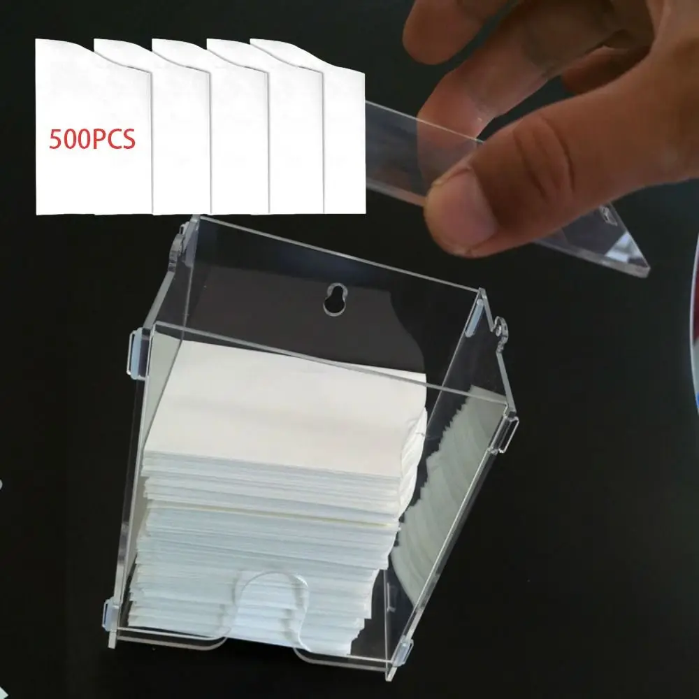 

500Pcs Envelope Style Disposable Paper Cups Dustproof Thickened Drinking Water Paper Bag Eco-Friendly with Cup Holder