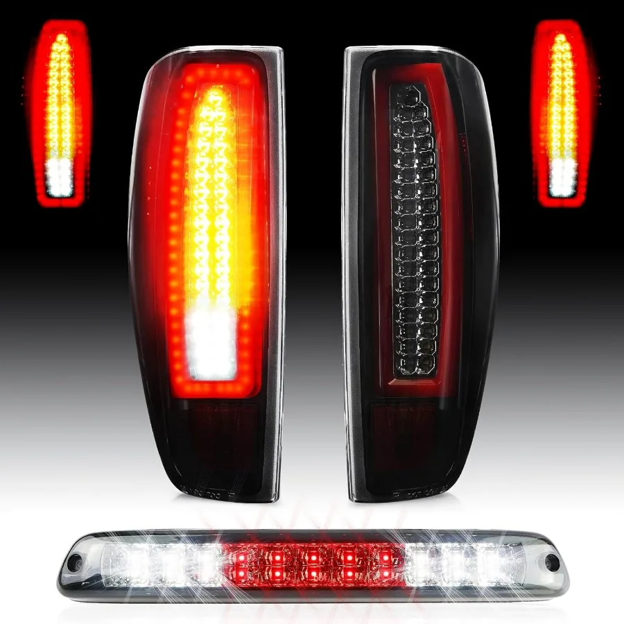 

Светодиодные задние фонари в сборе с сторонним грузовым фонарем для обновления заднего освещения на Chevy Colorado 20042012 и GMC Canyon 20042012