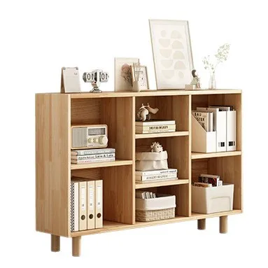 

Книжный шкаф из массива дерева, встроенный шкафчик у стены, решетчатый шкаф с ножками, шкаф для хранения, сторона дивана