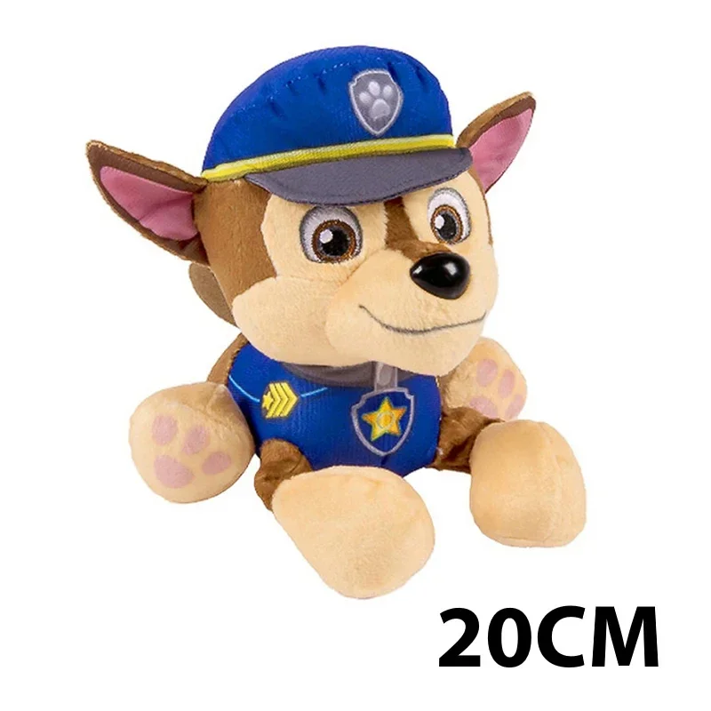 Cartoon Dog Paw Plush Doll Chase Rock Animal Dog Cartoon Model Action Figures Movies Peripherals Children Birthday Gift