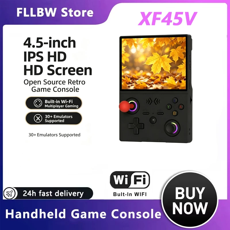 consola-de-juegos-retro-de-codigo-abierto-fllbw-xf45v-rk3326-pantalla-ips-de-45-pulgadas-joystick-rgb-portatil-wifi-vibracion