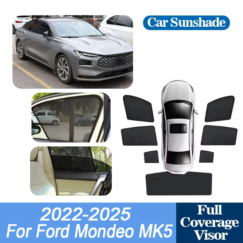 

For Ford Mondeo MK5 Accessories 2024 2025 2022 2023 Car Coverage Sunshade Window Sun Shade Cover Protection Board Parasol Baffle