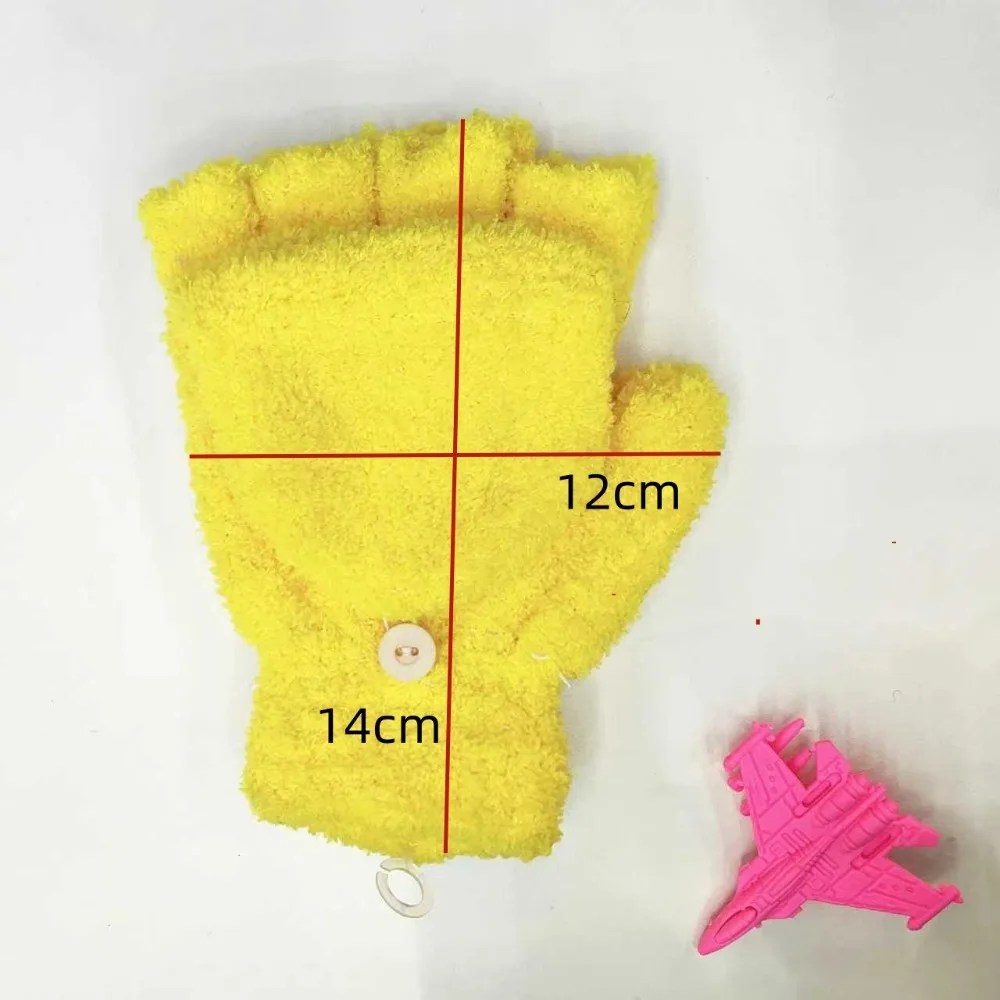 Rękawiczki bez palców Anime K-pop dla dzieci Demon Winter Ciepłe akcesoria Huntrix Saja Boys Hunter Mitki Prezent urodzinowy