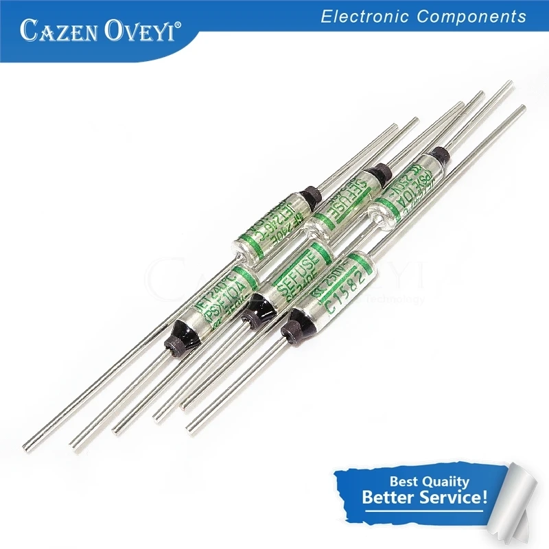

Chipset 10pcs/lot SF240E Cutoffs Thermal Fuse SF240 240C 240 Celsius Degree 10A 250V In Stock