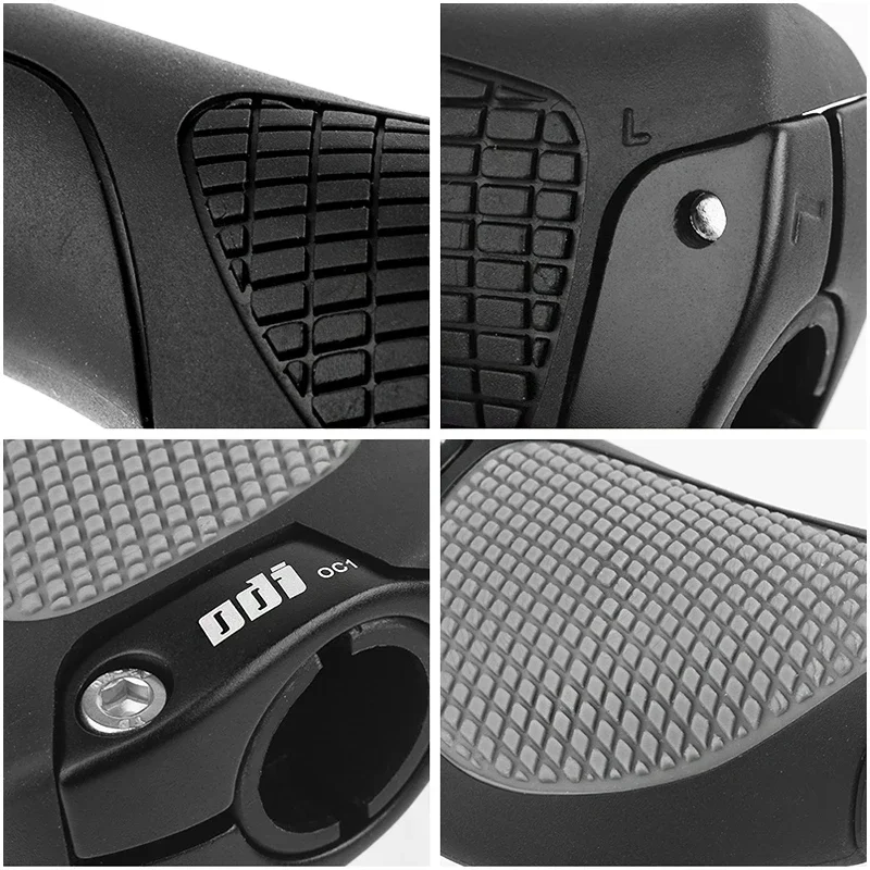 ODI OC1 Grips Ergonomic MTb Cuffs Anti-Slip Mountain Bike Handlebar Cover with Large Pad Bicycle Rubber Handles for MTB BMX Bike