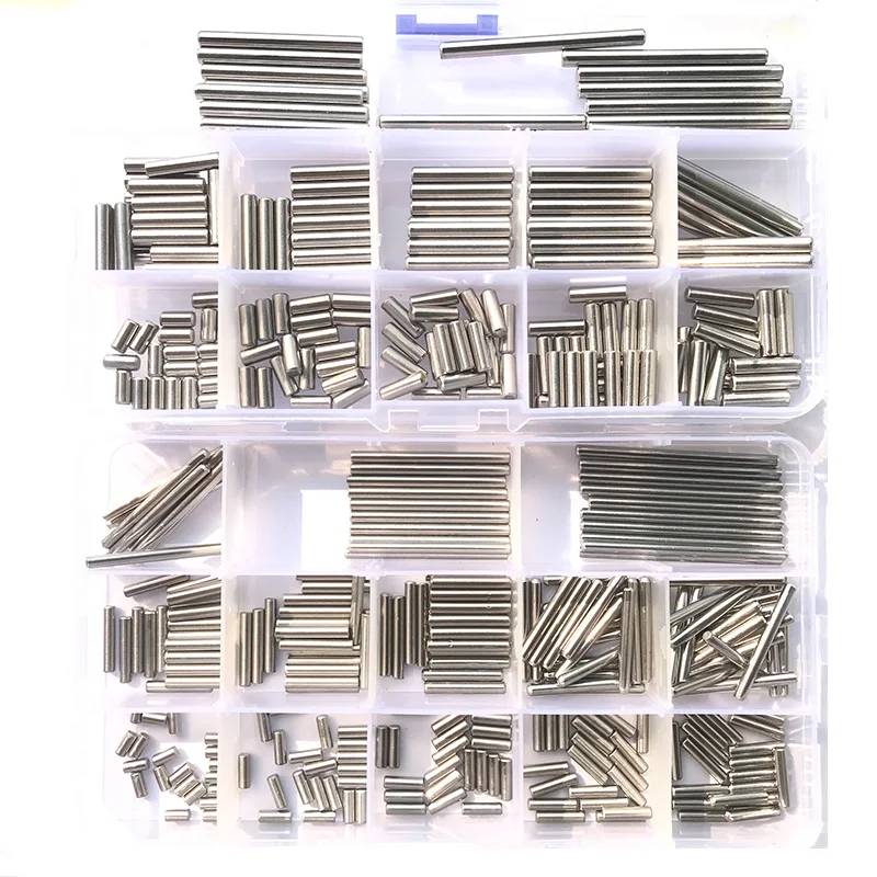 Zylindrischer Edelstahls tift m1 m 1, 5 m2 m2, 5 m3 m4 m5 m6 m8 Position ierungs dübel feste Welle fester Befestigungs stift Metallstab satz – Detail 5