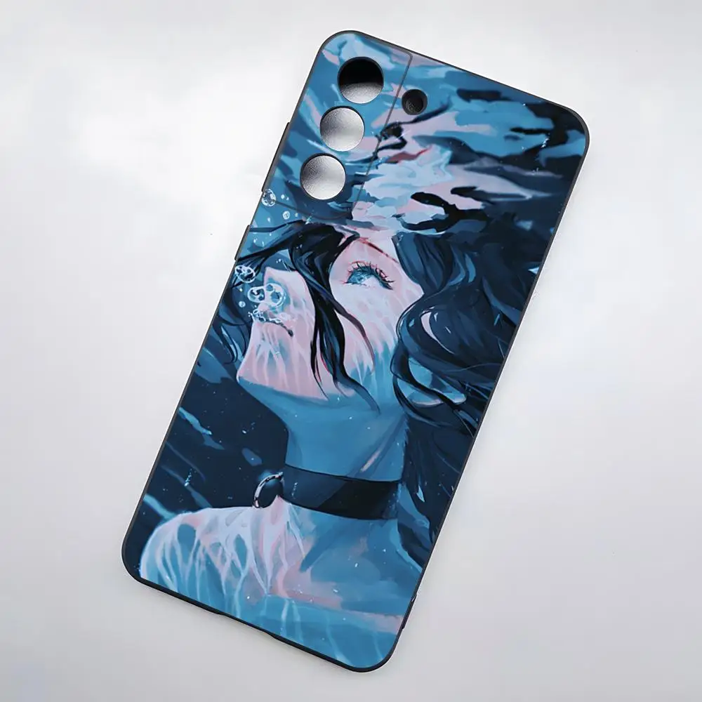 C-Chainsaw Man Reze Phone Case For Samsung S26 S25 Plus S20 S20 Plus S22 Ultra S23 FE S21 Plus S21 Ultra Soft Cover
