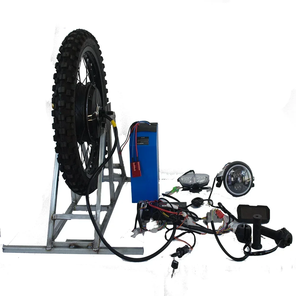 19 or 21 inch hub motor 8000w Electric Motorcycle Kit 8000w Electric Motorcycle Conversion Kit