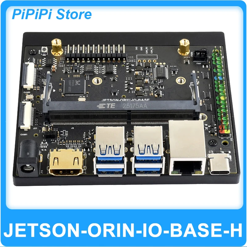 Jetson Orin Nano/NX IO Base Board CSI Cameras 5*USB Ports  HDMI Version M.2 Key Development Board For Jetson Orin Nano/NX Module