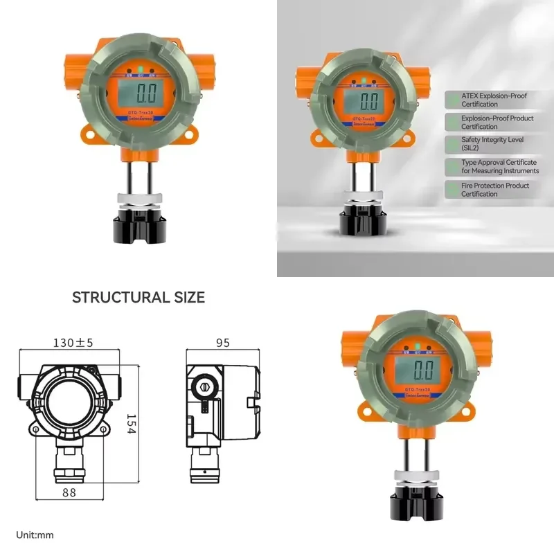 Hot Selling  for safety managers and industrial engineers, this high-precision toxic provides reliable monitoring to