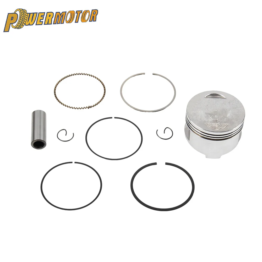 Kit de pistón y anillos para motocicleta GY6 150cc 157QMJ TANK ROKETA JALON STRADA TaoTao Peace Moped Scooter ATV Go kart UTV