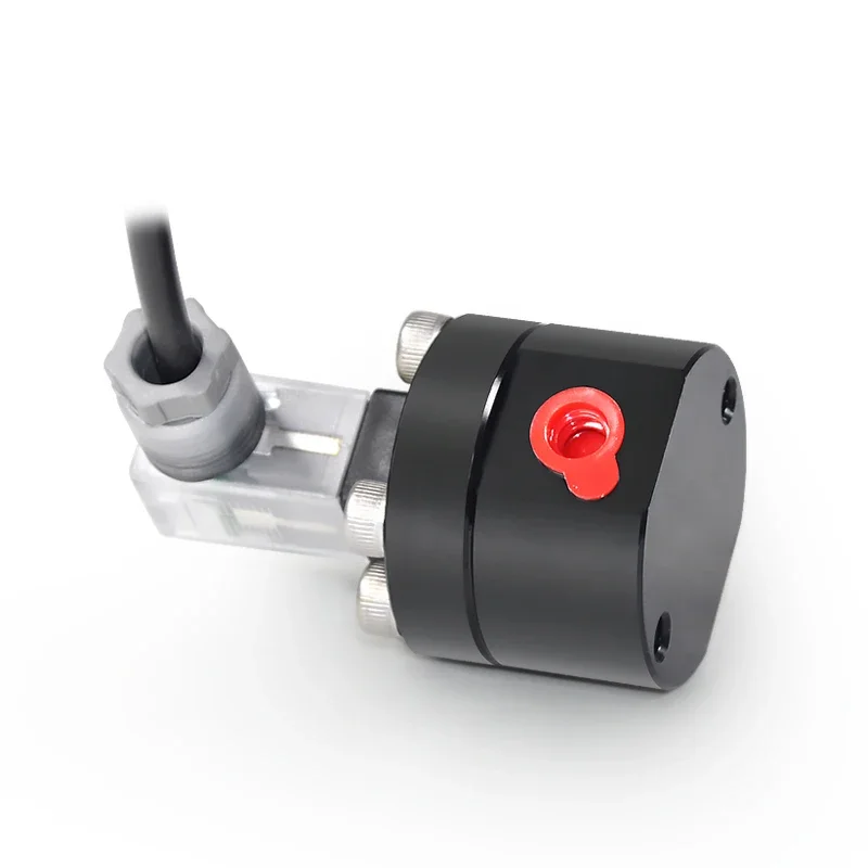 0.5 Percent High Accuracy CX-M5.2-AL 1-400ml/min Mini Oval Gear Flow Meter for Fuel Glue Resin Ethanol Liquid Lab Measurement