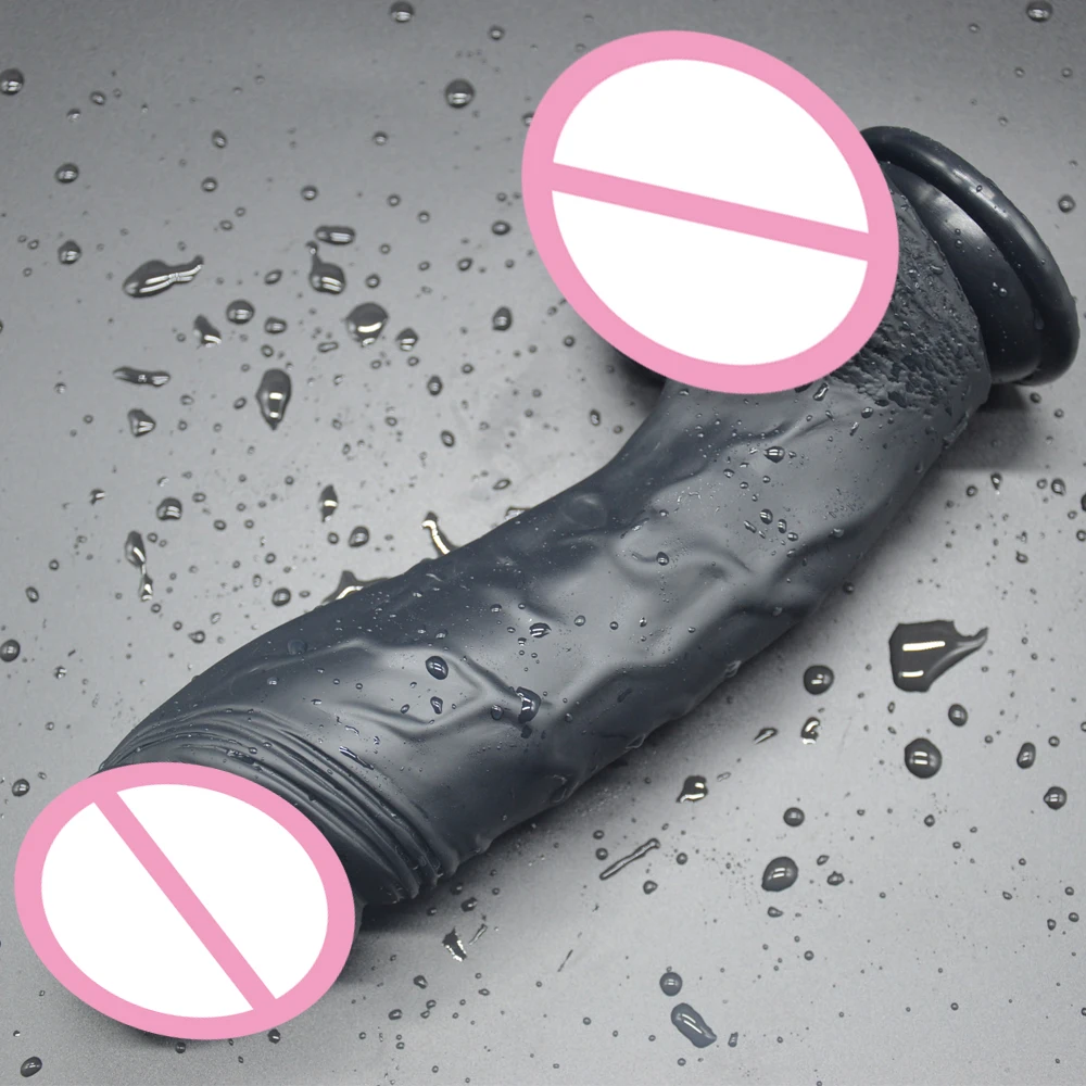 FAAK Leather Strap on Silicone Realistic Penis Suction Cup Huge Strapon Dildo Sex Products for Women Lesbian Masturbate Sex Shop