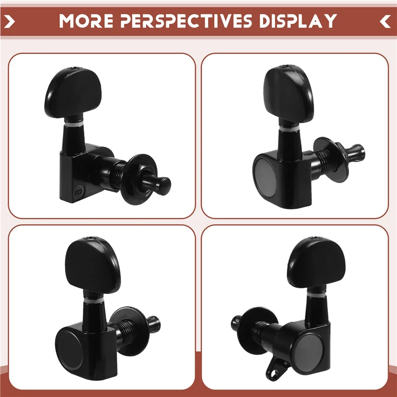 

Y67A-36PCS Locking Tuners Tuning Heads Lock String Tuning Pegs Tuner Electric Guitar Machine 18L+18R
