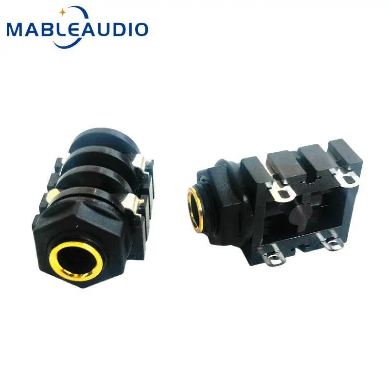 5PCS Premium Schalter 4-pin 6-pin CLIFF JACK 6,35 Große 2-core Große 3-core Weibliche Kopf Audio Stehen 6,5 Stereo Buchse – Detail 5