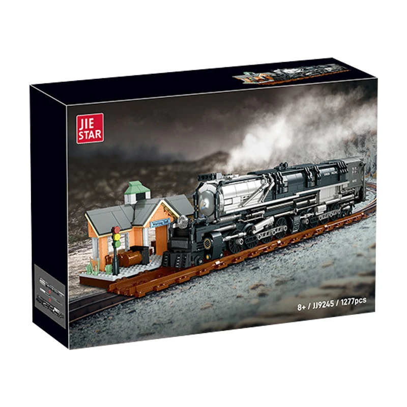 

В НАЛИЧИИ: Конструктор JJ9245 MOC Union Pacific Big Boy Steam Train — Модель паровоза из строительных блоков, игрушка для сборки, подарок для мальчиков на Рождество.