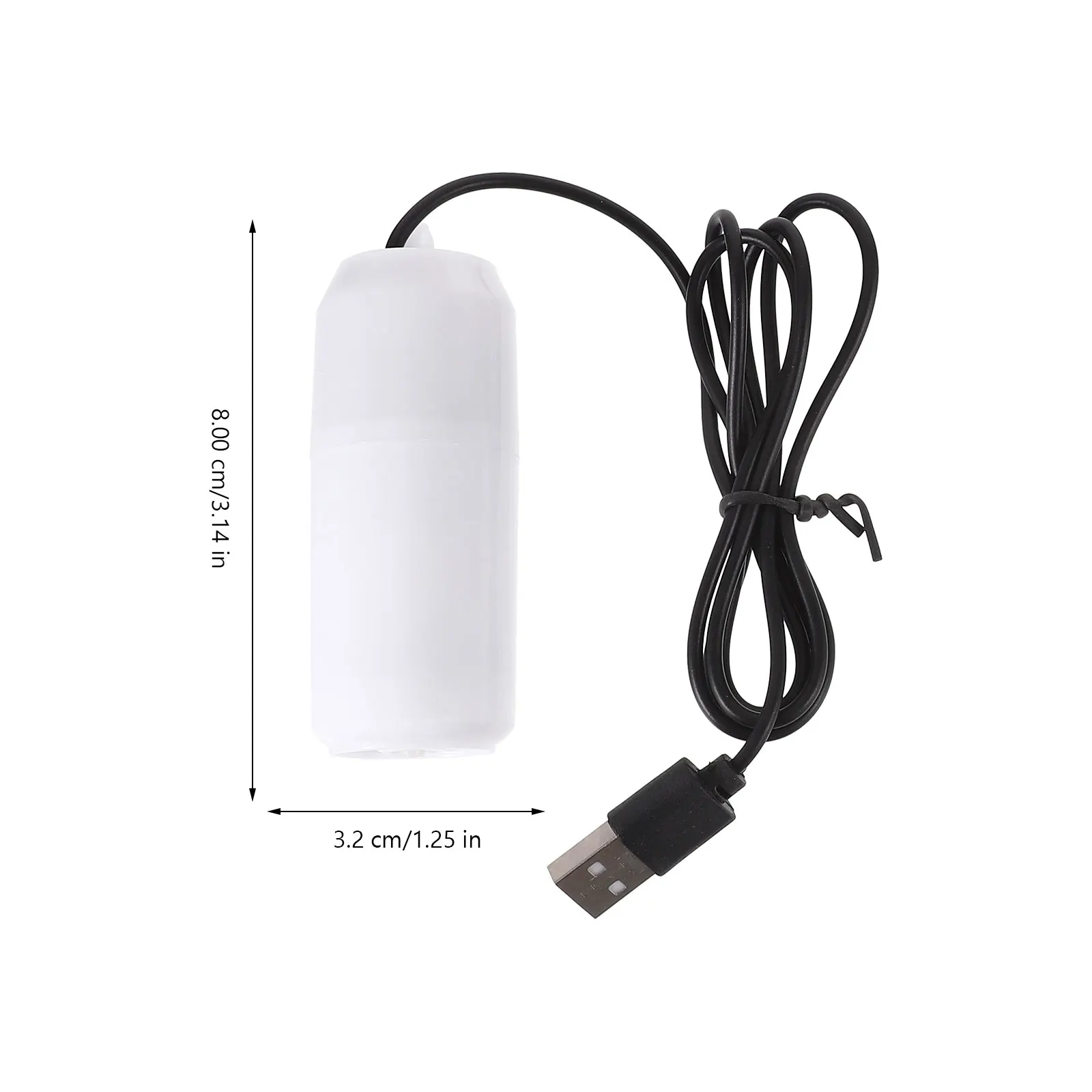 

Fish Tank Oxygen Pump Small Aquarium Tool Usb White Bubbler Water Accessories