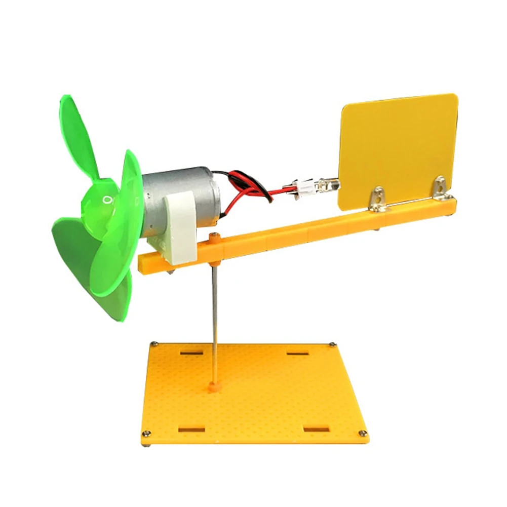 Wind Turbine Generator Kit Micro DC Generator With Holder Blades Brushless Motor Wind Turbine Instructional Model Generator