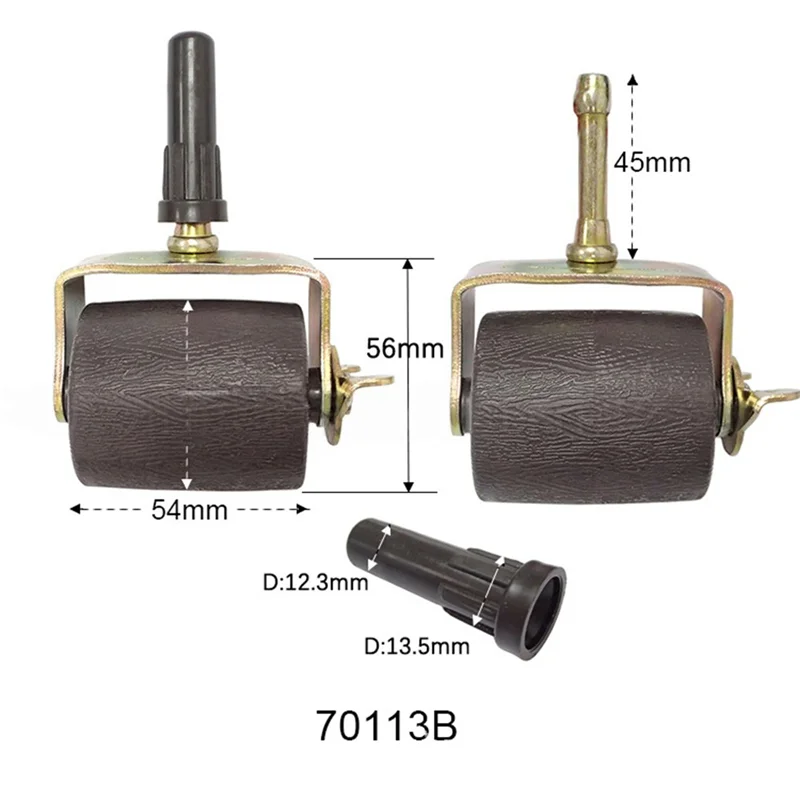 ABKO-Para rodízios de estrutura de cama, capacidade pesada com freios para rodízios de cama para peças de reposição de cama